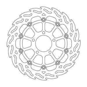 Rotor de freno flotante serie Flame de Moto-Master