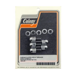 Colony, kit de tornillos para interruptor de circuito. Acorn