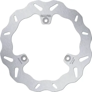 Disco de freno Wave de 150mm con perforaciones en forma de onda