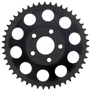 Piñón trasero, negro. 47t