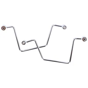 Highway Hawk, kit de soporte para alforjas. Cromado
