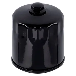 MCS, filtro de aceite de cartucho con tuerca superior. Negro