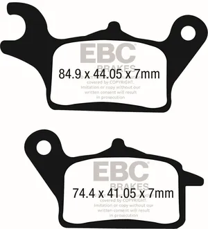Pastillas de freno scooter serie SFAC Carbon