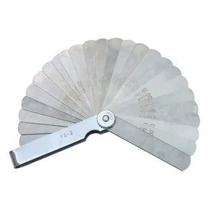 Lang Tools, juego de galgas de espesores de 25 hojas US/Métrico. Hojas rectas
