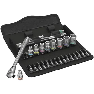 Kit de interruptor de trinquete Wera Zyklop 28 uds. 1/4" - Medidas US