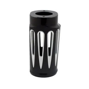 Arlen Ness, fundas de horquilla Deep Cut. Negro con mecanizado de contraste <span style="color: red;font-size: 0,5em">- PEDIDO ESPECIAL -</span>