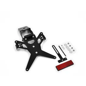 Soporte de matrícula Zieger X-Line negro