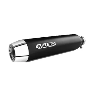 Miller, silenciadores slip-on Destiny. Euro 5. Negro mate