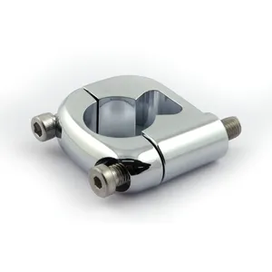 Chris Products, abrazadera de montaje para soporte de intermitente. Cromado