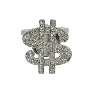 Kit de soporte de matrícula US Dollar. Cromado/diamantes.
