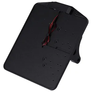 CPV, soporte lateral para matrícula. Negro con recubrimiento en polvo
