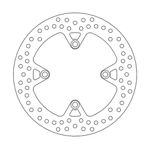 Rotor de freno serie Halo de Moto-Master