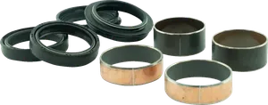 Kit de servicio de horquilla con retenes de aceite y guías de válvula para reparación
