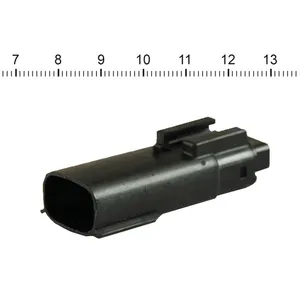 NAMZ, conector Molex MX-150. Negro, macho, 3 pines