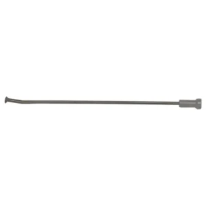 Radio individual de acero inoxidable con cabecilla para rueda de motocicleta