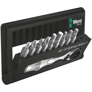 Wera bit-check 10 uds. Zyklop Mini 1
