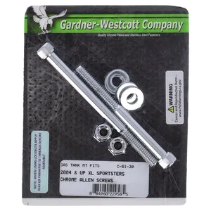 Gardner-Westcott, kit de montaje de depósito de gasolina. Allen cromado
