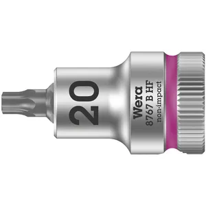 Puntero de vaso Torx® Wera Zyklop 3/8" TX20 con función de retención