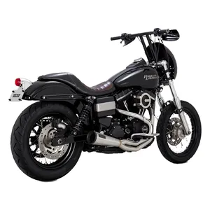 Escape Vance & Hines, 2-1 con elevación hacia arriba, acero inoxidable