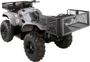 Portaequipajes trasero estilo colgante universal instalado en la parte trasera de un Quad ATV