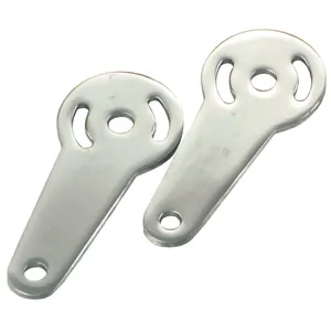 Juego de soportes de intermitentes estilo FL. Cromado