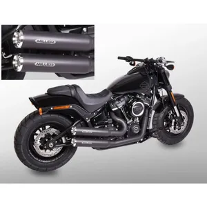 Miller, Bronco sistema de escape 2-2. Euro 4. Negro mate