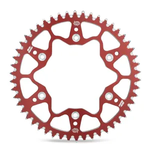 Corona 7075 Racing MX - trasera 520 52T roja