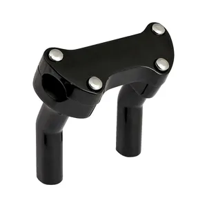 Elevadores pullback estilo OEM, con abrazadera superior. Elevación de 4.5". Negro