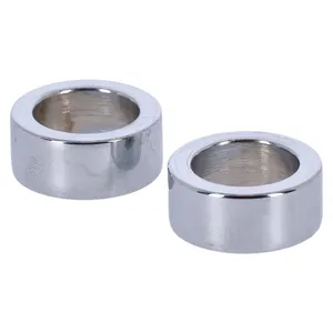 Paughco, separador de eje cromado de 1"