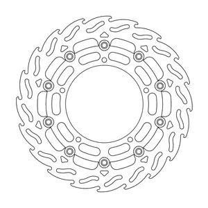 Rotor de freno flotante serie Flame de Moto-Master