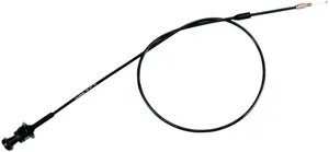 Cable de aire flexible de vinilo negro con terminales metálicos