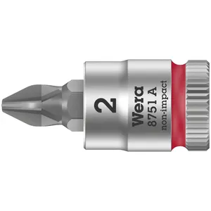Bit de vaso Phillips Wera Zyklop, accionamiento de 1/4"