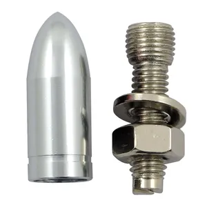 Soportes de matrícula Trik Topz Bullet plateado