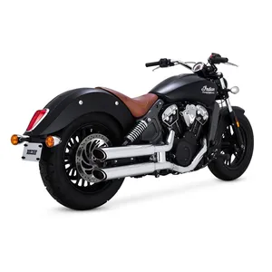 Vance & Hines Twin slash 3" silenciadores cromados