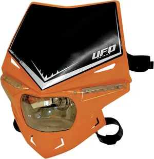 Sistema de faro Stealth de dos piezas para motocicleta custom