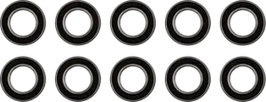 Juego de rodamientos metálicos para rueda de motocicleta americana