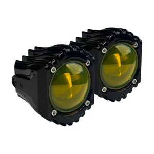 Custom Dynamics, luces antiniebla LED Shark Demon. Amarillo
