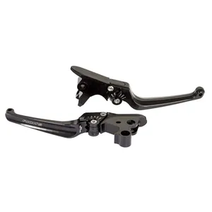 Rick's Motorcycles, juego de palancas de freno y embrague Classic. Negro