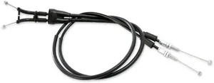 Cable de acelerador con funda de vinilo negro para motocicleta