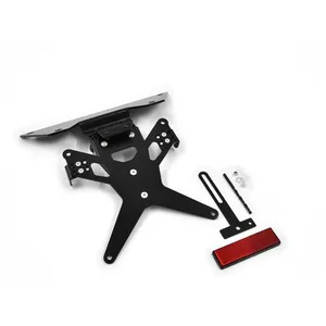 Soporte de matrícula Zieger X-Line negro