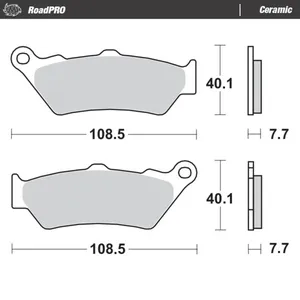 Pastillas de freno Moto-Master RoadPro. Cerámicas