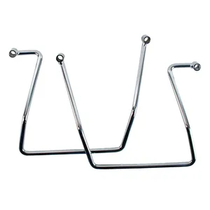 Kit de soporte de alforjas. Cromo