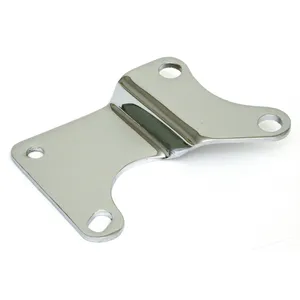 Soporte para portabaterías. Cromado