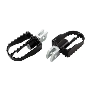 Estribos de pasajero estilo MX Burly. Negro