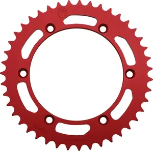 Piñón trasero de aluminio - Corona trasera 43 dientes roja <span style="color: red;font-size: 0,5em">- ALMACEN USA-</span>