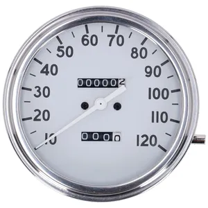 Velocímetro FL, '36-40 cara', blanco. 1:1 mph