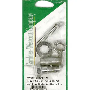 Kit de montaje del brazo de anclaje de la pinza. Cromado