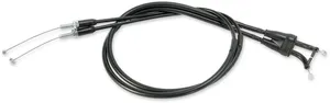 Cable de acelerador con funda de vinilo negro para motocicleta