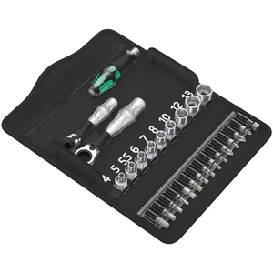 Kit de carraca Wera Zyklop Kraftform Mini 2, accionamiento de 1/4" Métrico