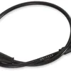 Cable de acelerador de vinilo negro